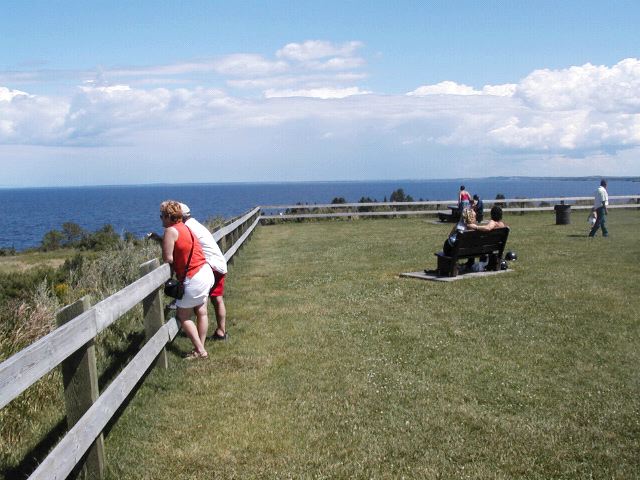 People Watching Lake