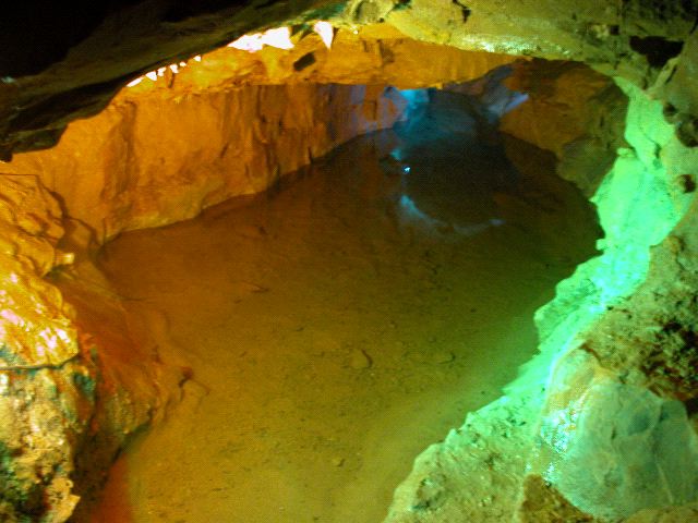 Nicely Lit Underground Pool