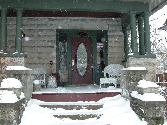 Snow Building Up