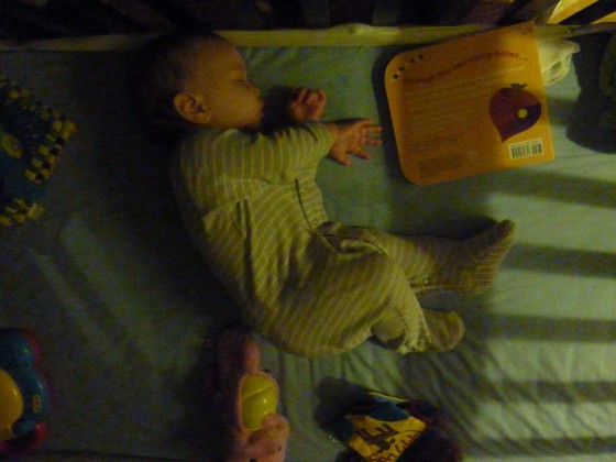 Alex Asleep in Crib